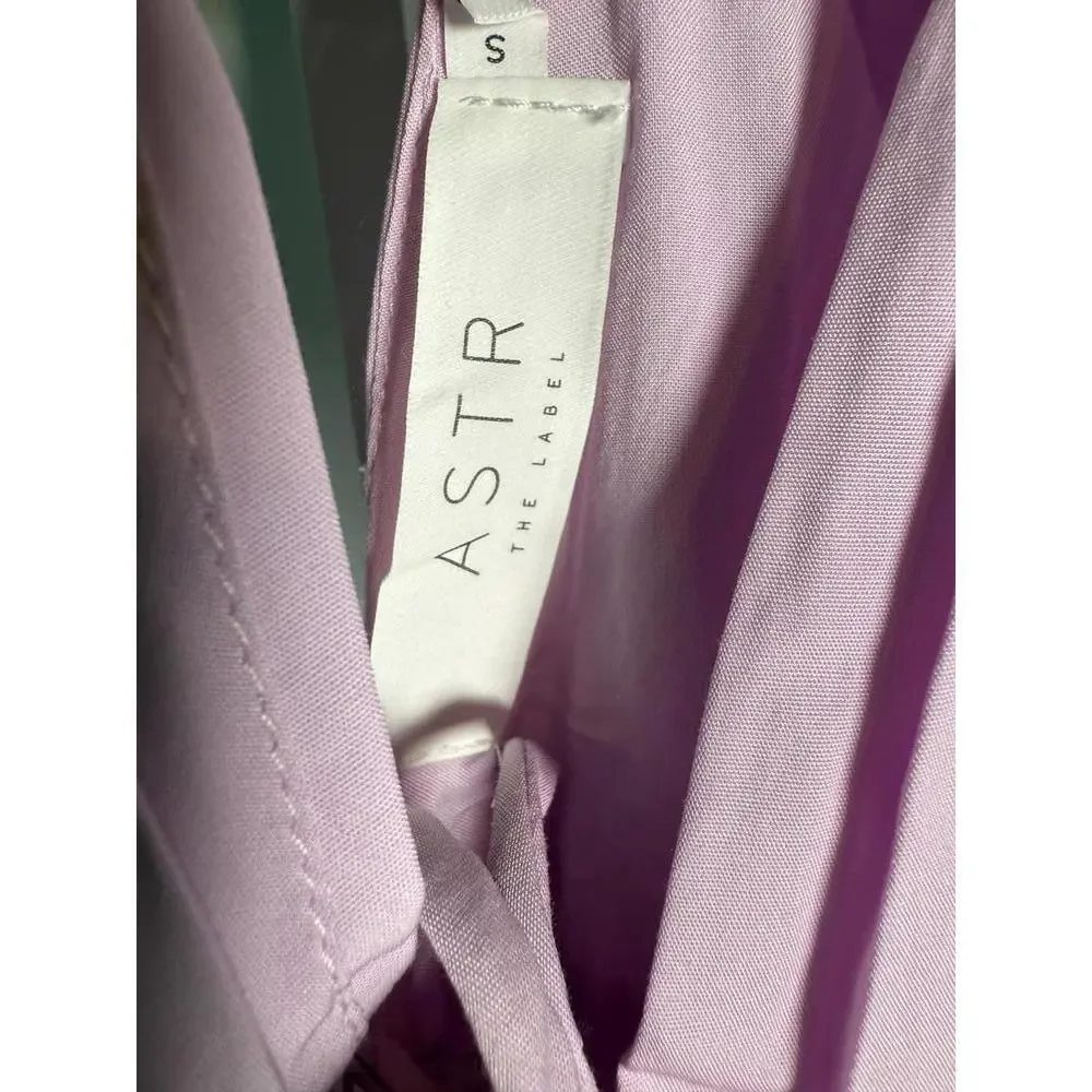 NWT ASTR The Label Lorrie Sleeveless Ruched Midi Dress Size Small - Picture 6 of 7